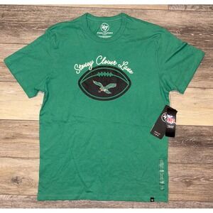 NWT Women's Philadelphia Eagles 47 Brand X Stoney Clover Lane Tee - Large -Green